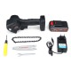 24V Rechargeable Cordless Electric Saw Portable Woodworking Cutting Tool W/ Battery