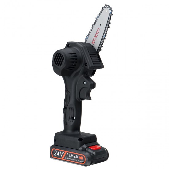 24V Rechargeable Cordless Electric Saw Portable Woodworking Cutting Tool W/ Battery 24V Rechargeable Cordless Electric Saw Portable Woodworking Cutting Tool W/ Battery