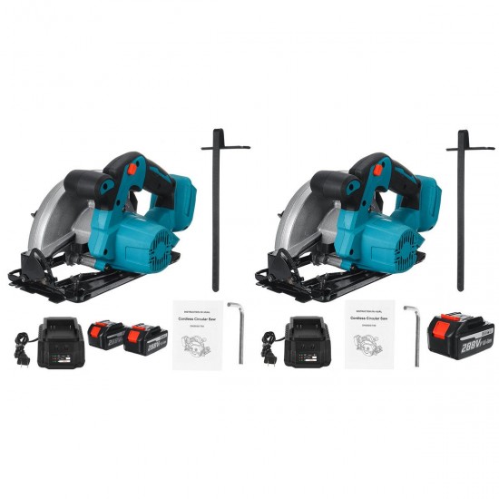 3800RPM 288VF Battery Electric Circular Saw Cutting Machine Handle Power Work Heavy Duty Wood Steel Cutting Tools 3800RPM 288VF Battery Electric Circular Saw Cutting Machine Handle Power Work Heavy Duty Wood Steel Cutting Tools