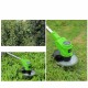 450W 110-240V Electric Cordless Grass Trimmer Cutter Garden Heavy Duty Weed Lawn Strimmer Kit