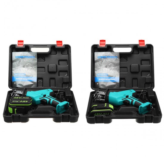 48V 1/2 Battery Rechargeable Cordless Reciprocating Saw Jigsaw+Blades/LED Light 48V 1/2 Battery Rechargeable Cordless Reciprocating Saw Jigsaw+Blades/LED Light