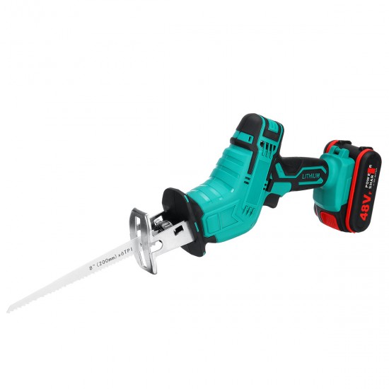 48V Cordless Reciprocating Saw With Battery Charger recip Sabre Saw New Power Tool