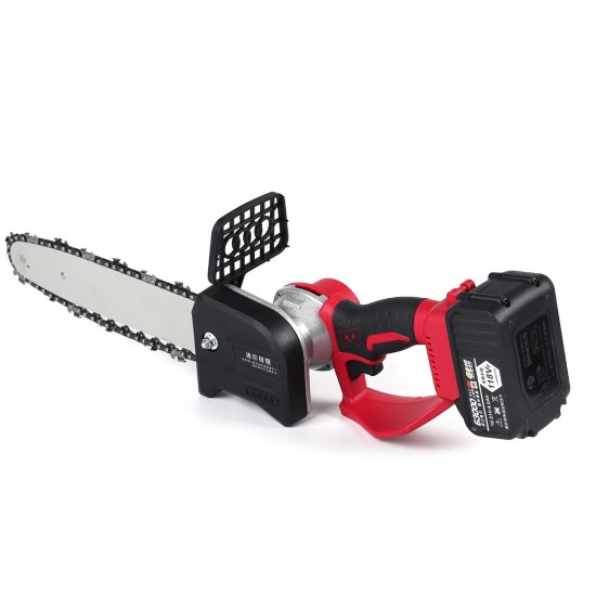 8''/10'' 3.0Ah Mini Portable Electric Cordless Chainsaw Chain Saw One-Hand Saw Woodworking Garden Cutting Tools Wood Cutter