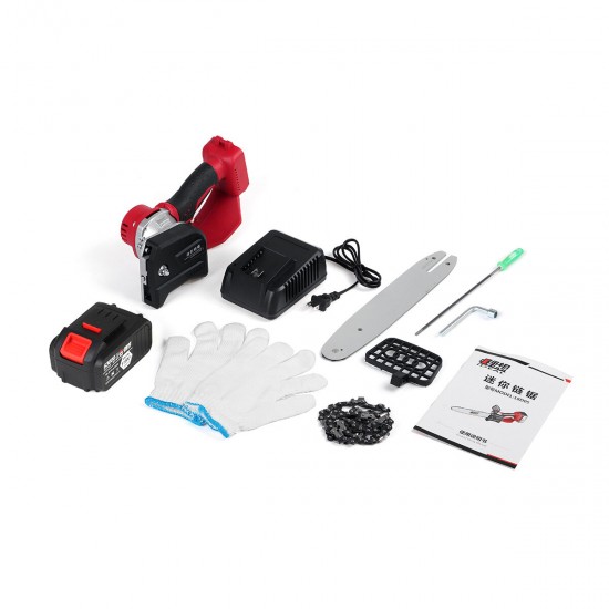 8''/10'' 3.0Ah Mini Portable Electric Cordless Chainsaw Chain Saw One-Hand Saw Woodworking Garden Cutting Tools Wood Cutter 8''/10'' 3.0Ah Mini Portable Electric Cordless Chainsaw Chain Saw One-Hand Saw Woodworking Garden Cutting Tools Wood Cutter