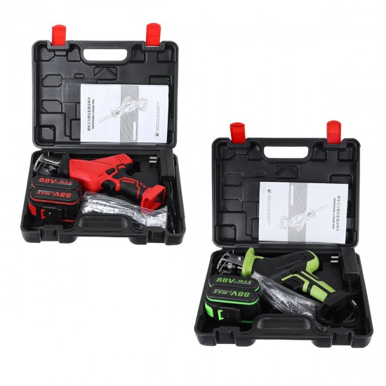 88VF Cordless Charging Reciprocating Saw Kit 2 Battery Modified Wood Cutter Set