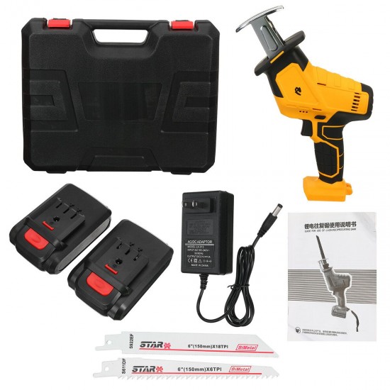 88VF Cordless Electric Reciprocating Saw Sabre Saw Jigsaw Cutting Cutter With Battery 88VF Cordless Electric Reciprocating Saw Sabre Saw Jigsaw Cutting Cutter With Battery