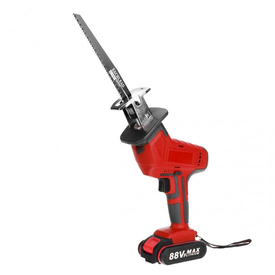 88VF Electric Reciprocating Saw Wireless Rechargeable Saw Wood Metal Plastic Sawing Cutting Tool