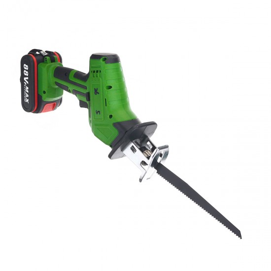 88VF Electric Reciprocating Saw Wireless Rechargeable Saw Wood Metal Plastic Sawing Cutting Tool