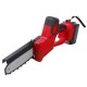 8'' Rechargeable Electric Chainsaw Chain Saw Handheld Cutting Tool W/ Two Battery