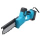 8'' Rechargeable Electric Chainsaw Chain Saw Handheld Cutting Tool W/ Two Battery