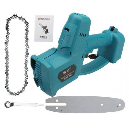 Cordless Brushless Electric Chain Saw Portable Chainsaw Wood Cutter Power Tool For Makita 18V Battery