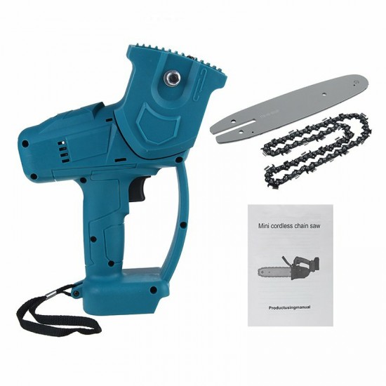 Cordless Chain Saw Brushless Motor Woodworking Power Tools With Blade For 18V Makita Battery