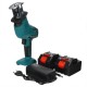 Cordless Electric Reciprocating Saw Rechargeable Handheld Wood Cutter W/ 4PCS Saw Blades Kit For Makita 18V Battery Cordless Electric Reciprocating Saw Rechargeable Handheld Wood Cutter W/ 4PCS Saw Blades Kit For Makita 18V Battery