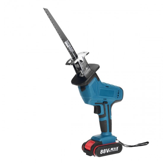 Cordless Reciprocating Saw With 4 Blades Rechargeable Electric Saw for Sawing Branches Metal PVC Wood