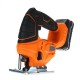Electric Jig Saw Curve Saw Woodworking Wood PVC Metal Power Tool With 2 Batteries Electric Jig Saw Curve Saw Woodworking Wood PVC Metal Power Tool With 2 Batteries