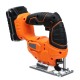 Electric Jig Saw Curve Saw Woodworking Wood PVC Metal Power Tool With 2 Batteries Electric Jig Saw Curve Saw Woodworking Wood PVC Metal Power Tool With 2 Batteries