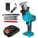 Electric Saw 110~240V Household Multi-functional Portable Saw Carpentry Chainsaw W/ 1pc Battery