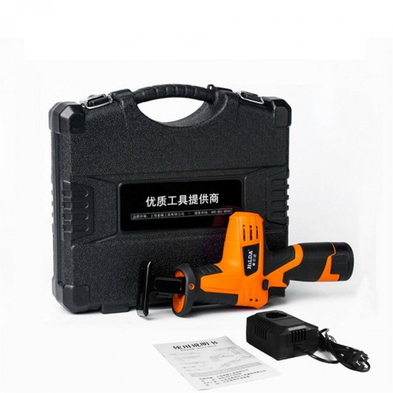 12V Rechargeable Reciprocating Saw Wood Cutting Saw Electric Wood Metal Saw