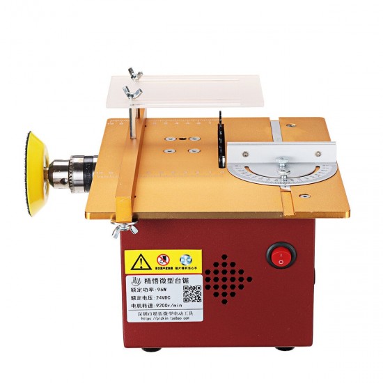 T60 DC 12-24vDC Mini Table Saw DIY Woodworking Saw Table Cutter Small Chainsaw 9000r / min