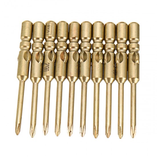 10Pcs 40mm Magnetic Screwdriver Bits Hex Cross Head PH0 PH1 PH2 Bit For Electric Screwdriver 10Pcs 40mm Magnetic Screwdriver Bits Hex Cross Head PH0 PH1 PH2 Bit For Electric Screwdriver