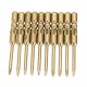 10Pcs 40mm Magnetic Screwdriver Bits Hex Cross Head PH0 PH1 PH2 Bit For Electric Screwdriver