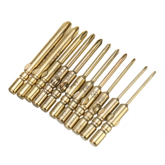 10Pcs 40mm Magnetic Screwdriver Bits Hex Cross Head PH0 PH1 PH2 Bit For Electric Screwdriver 10Pcs 40mm Magnetic Screwdriver Bits Hex Cross Head PH0 PH1 PH2 Bit For Electric Screwdriver