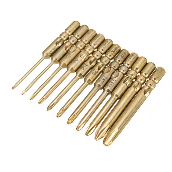 10Pcs 40mm Magnetic Screwdriver Bits Hex Cross Head PH0 PH1 PH2 Bit For Electric Screwdriver 10Pcs 40mm Magnetic Screwdriver Bits Hex Cross Head PH0 PH1 PH2 Bit For Electric Screwdriver