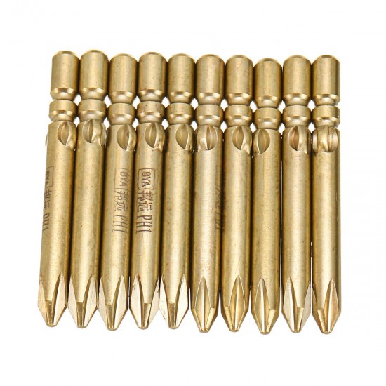 10Pcs 40mm Magnetic Screwdriver Bits Hex Cross Head PH0 PH1 PH2 Bit For Electric Screwdriver 10Pcs 40mm Magnetic Screwdriver Bits Hex Cross Head PH0 PH1 PH2 Bit For Electric Screwdriver