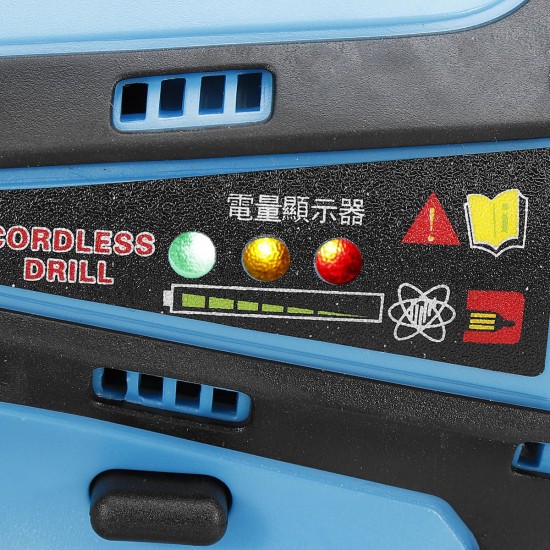 12V Cordless Power Drill 2 Speed Electric Screwdriver Repair Tools Kit W/ 2 Pcs Li-ion Battery 12V Cordless Power Drill 2 Speed Electric Screwdriver Repair Tools Kit W/ 2 Pcs Li-ion Battery