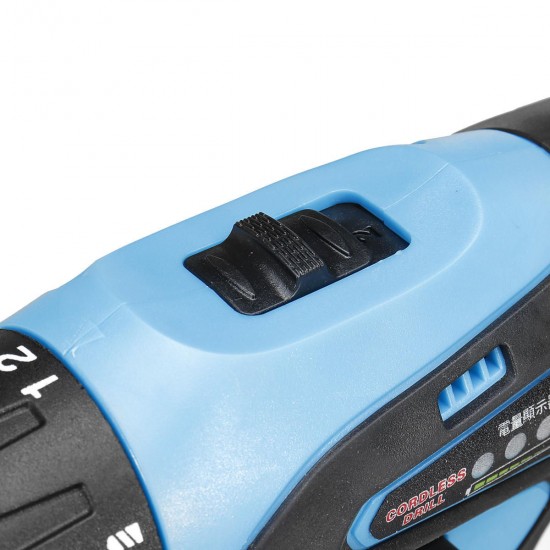 12V Cordless Power Drill 2 Speed Electric Screwdriver Repair Tools Kit W/ 2 Pcs Li-ion Battery 12V Cordless Power Drill 2 Speed Electric Screwdriver Repair Tools Kit W/ 2 Pcs Li-ion Battery