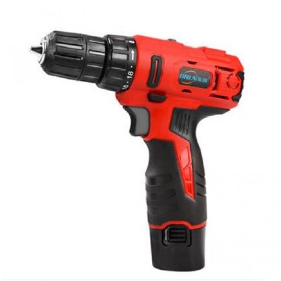 12V Electric Cordless Drill Digital Display Single/Double Speed 18+1 Torque Lithium Drill Multifunction Household Screwdriver W/ Accessories