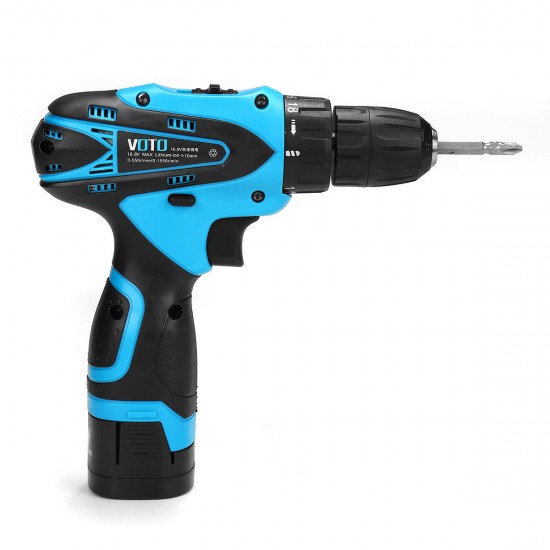 16.8V Li-ion Battery Cordless Driver Drill Electric Screwdriver Driver Set Two-speed