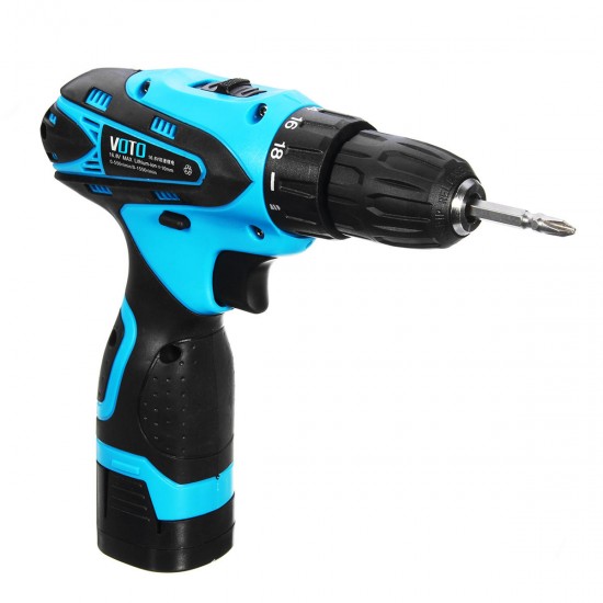 16.8V Li-ion Battery Cordless Electric Screwdriver Power Drill Two-Speed Drive Bit Set 16.8V Li-ion Battery Cordless Electric Screwdriver Power Drill Two-Speed Drive Bit Set