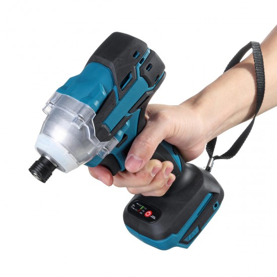 18V 520N.m Cordless Brushless Impact Drill Driver Electric Screwdriver Drill Stepless Speed Change Switch Adapted To 18V Makita battery