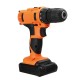 18V Electric Screwdriver Cordless Hammer Impact Power Drill Driver Rechargeable with 13Pcs Drill Bit 18V Electric Screwdriver Cordless Hammer Impact Power Drill Driver Rechargeable with 13Pcs Drill Bit