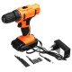 18V Electric Screwdriver Cordless Hammer Impact Power Drill Driver Rechargeable with 13Pcs Drill Bit 18V Electric Screwdriver Cordless Hammer Impact Power Drill Driver Rechargeable with 13Pcs Drill Bit
