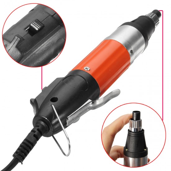 220V 800 Torque Precise Electric Screwdriver Repair Set with 2Pcs Bits