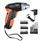 24 PCS 4.8 V Electric Screwdriver Rechargeable Battery Cordless Screw Driver Drill Bits Set 24 PCS 4.8 V Electric Screwdriver Rechargeable Battery Cordless Screw Driver Drill Bits Set