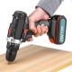 25V Multifunctional Electric Drill High-Power Household Electric Screwdriver 2.2Ah Lithium Battery Power Drills