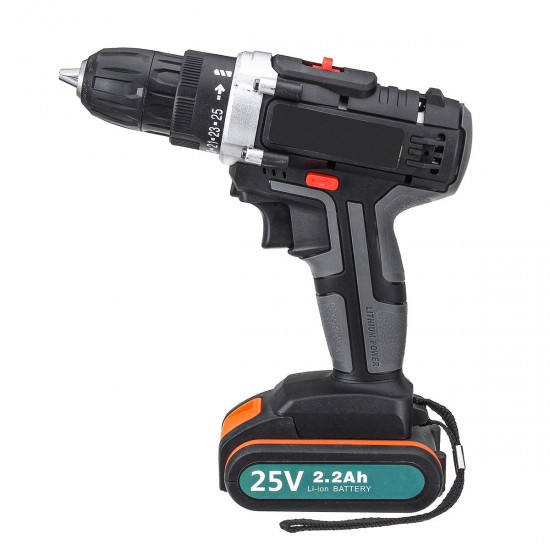25V Multifunctional Electric Drill High-Power Household Electric Screwdriver 2.2Ah Lithium Battery Power Drills 25V Multifunctional Electric Drill High-Power Household Electric Screwdriver 2.2Ah Lithium Battery Power Drills
