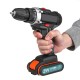 25V Multifunctional Electric Drill High-Power Household Electric Screwdriver 2.2Ah Lithium Battery Power Drills