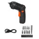 4.2V Cordless Electric Screwdriver USB Rechargeable Screw Driver With 10PCS Drill Bit Kit 4.2V Cordless Electric Screwdriver USB Rechargeable Screw Driver With 10PCS Drill Bit Kit
