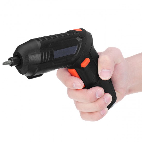 4.2V Cordless Electric Screwdriver USB Rechargeable Screw Driver With 10PCS Drill Bit Kit