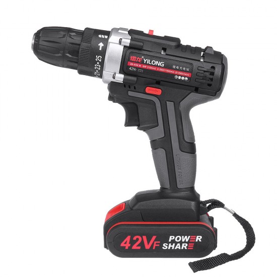 42V Rechargeable Electric Drill Household Impact Drill Electric Screwdriver Cordless Li-ion Drill Driver With LED light 42V Rechargeable Electric Drill Household Impact Drill Electric Screwdriver Cordless Li-ion Drill Driver With LED light