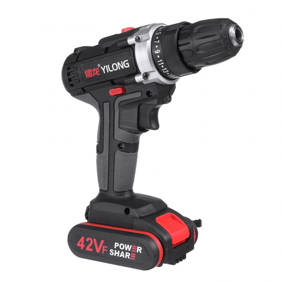 42V Rechargeable Electric Drill Household Impact Drill Electric Screwdriver Cordless Li-ion Drill Driver With LED light 42V Rechargeable Electric Drill Household Impact Drill Electric Screwdriver Cordless Li-ion Drill Driver With LED light