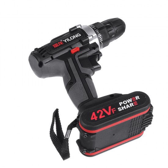 42V Rechargeable Electric Drill Household Impact Drill Electric Screwdriver Cordless Li-ion Drill Driver With LED light 42V Rechargeable Electric Drill Household Impact Drill Electric Screwdriver Cordless Li-ion Drill Driver With LED light