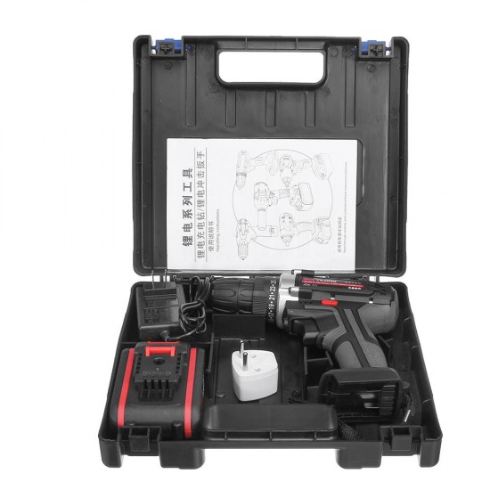 42V Rechargeable Electric Drill Household Impact Drill Electric Screwdriver Cordless Li-ion Drill Driver With LED light 42V Rechargeable Electric Drill Household Impact Drill Electric Screwdriver Cordless Li-ion Drill Driver With LED light