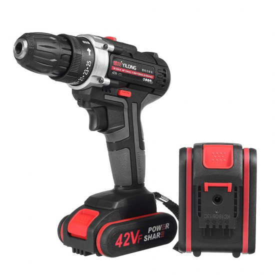 42V Rechargeable Electric Drill Household Impact Drill Electric Screwdriver Cordless Li-ion Drill Driver With LED light 42V Rechargeable Electric Drill Household Impact Drill Electric Screwdriver Cordless Li-ion Drill Driver With LED light