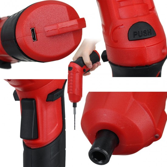 45 in1 Electric Screwdriver Drill Kit USB Rechargeable Wireless Kit Power Tool 45 in1 Electric Screwdriver Drill Kit USB Rechargeable Wireless Kit Power Tool