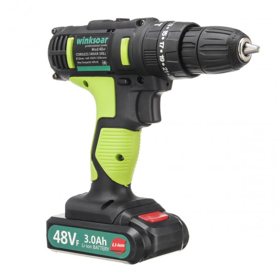 48VF 3.0Ah 3 In 1 Rechargable Electric Screwdriver Power Driver Drilling Power Tools 25+1 Gear 48VF 3.0Ah 3 In 1 Rechargable Electric Screwdriver Power Driver Drilling Power Tools 25+1 Gear